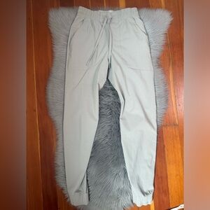 Lululemon XS ABC Jogger 30" Ventlight Raw Linen Track Pants Zip Pockets RARE